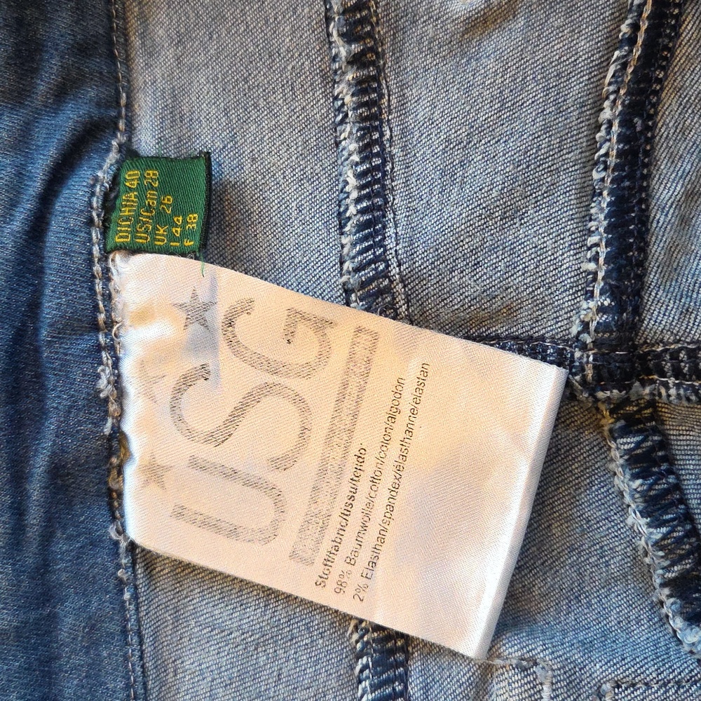 USG Silicone Full Seat Denim Breeches Size US 28 - Picture 9 of 13